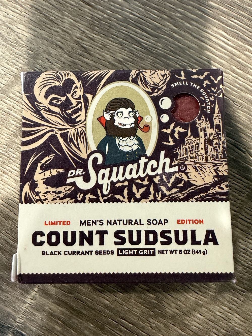 Dr. Squatch Count Sudsula Men's Natural Soap Light Grit NEW